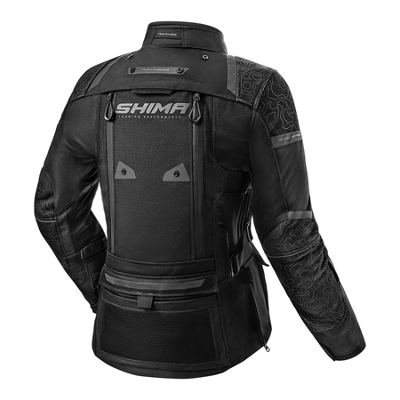 Kurtka tekstylna damska SHIMA TRACKER LADY BLACK czarny