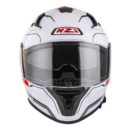 Kask integralny NZI GO RIDER STREAM DUO SOLID WHITE biały