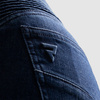 Jeansy motocyklowe damskie REBELHORN AGNESS 2 MONOLAYER WASHED BLUE niebieski