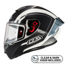 Kask integralny NZI TRENDY ELEGANCE WHITE BLACK TINTED MATT biały czarny
