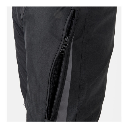 Spodnie tekstylne OZONE VULCAN BLACK czarny