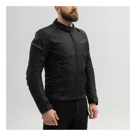 Kurtka tekstylna BROGER GRID BLACK czarny