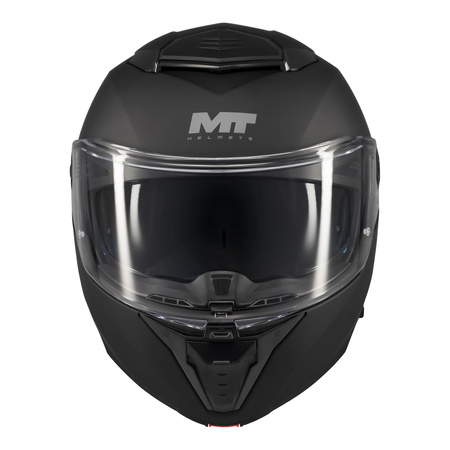 Kask szczękowy MT ATOM 2 SV PURE BLACK MATT czarny mat
