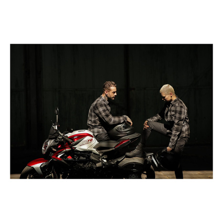 Jeansy motocyklowe damskie SECA SQUADRON LADY BLACK czarny