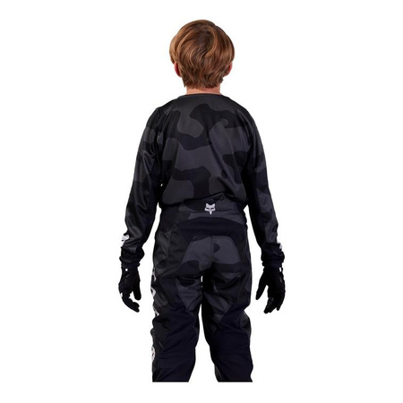 Bluza cross dziecięca FOX JUNIOR 180 BNKR BLACK CAMO czarny szary