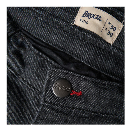 Jeansy motocyklowe damskie BROGER OHIO LADY WASHED GREY szary