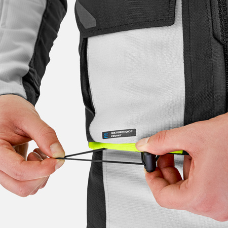 Kurtka tekstylna SHIMA DUNE FLUO czarny szary żółty fluo