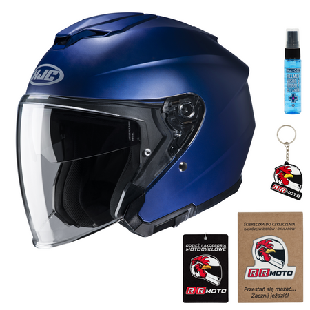 Kask otwarty HJC I30 SEMI FLAT METALLIC BLUE niebieski