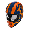 Kask integralny HJC V60 FLAME BLACK/RED czarny czerwony