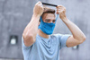 Maseczka BUFF FILTER MASK KEREN BLUE