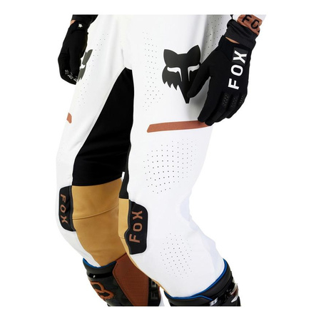 Spodnie cross FOX FLEXAIR OPTICAL BLACK/WHITE czarny biały