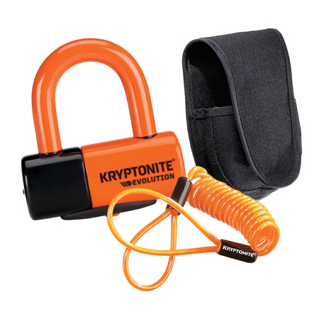 Blokada tarczy hamulcowej KRYPTONITE EVOLUTION PREMIUM PACK ORANGE pomarańczowy czarny