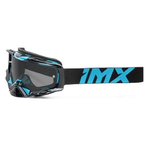 Gogle motocyklowe IMX DUST GRAPHIC BLUE GLOSS/BLACK SZYBA DARK SMOKE + CLEAR niebieski czarny