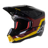 Kask cross ALPINESTARS S-M5 VENTURE BLACK/BURGUNDY/YELLOW czarny żółty bordowy