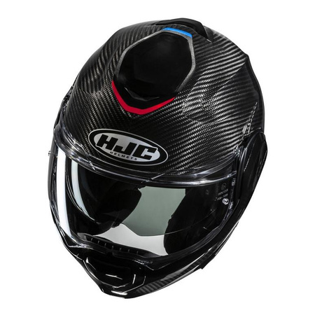 Kask szczękowy HJC F100 CARBON STAN BLACK/BLUE czarny niebieski