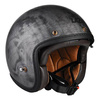 Kask otwarty LAZER MAMBO EVO CAFE RACER ALU BRUSHED czarny srebrny szary