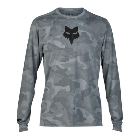 Koszulka rowerowa FOX RANGER Z DŁUGIM RĘKAWEM TRU DRI CLOUD GREY szary