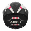 Kask integralny AIROH CONNOR OMEGA MATT szary czarny czerwony