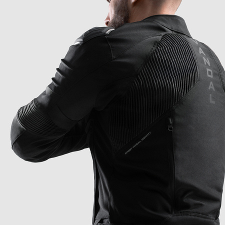 Kurtka tekstylna REBELHORN VANDAL 2 BLACK czarny