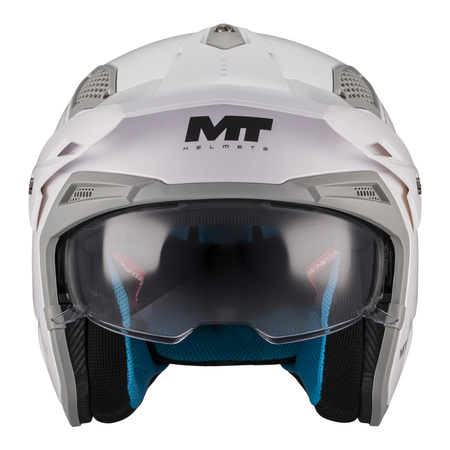 Kask otwarty MT DISTRICT SV S SOUL A2 GLOSS biały