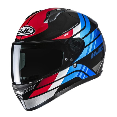 Kask integralny HJC C10 HIPER WHITE/RED biały czerwony