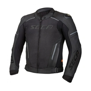 Kurtka skórzana SECA HOOLIGAN AIR BLACK czarny