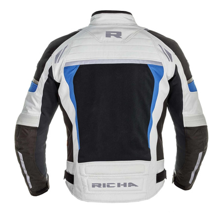 Kurtka tekstylna RICHA AIRSTREAM-X GRAY/BLUE szary niebieski czarny