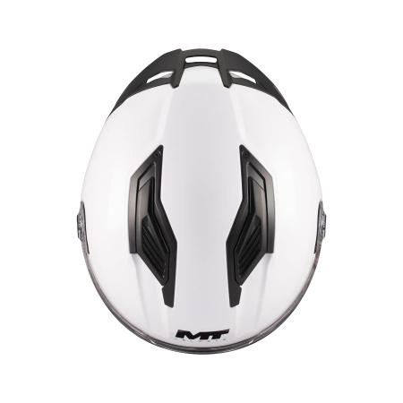 Kask integralny dziecięcy MT STINGER 2 KIDS PURE GLOSS WHITE biały