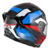 Kask integralny NZI GO RIDER STREAM DUO QUADRI BLACK RED BLUE czarny czerwony niebieski