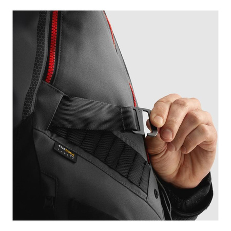 Kurtka tekstylna REBELHORN HARDY 3.0 ANTHRACITE/GREY/YELLOW grafitowy szary żółty