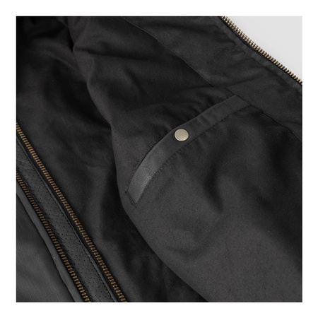 Kurtka skórzana OZONE STRIKER BLACK czarny
