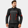 Kurtka tekstylna SHIMA SOLID 2.0 RED czarny czerwony