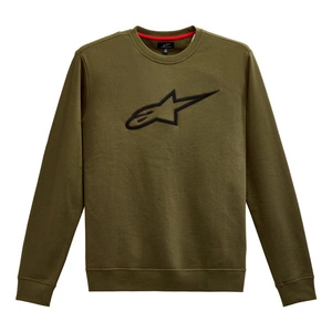 Bluza ALPINESTARS AGELESS CREW MILITARY GREEN/BLACK zielony czarny