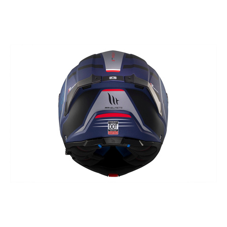 Kask szczękowy MT ATOM 2 SV DESTINY C7 MATT niebieski