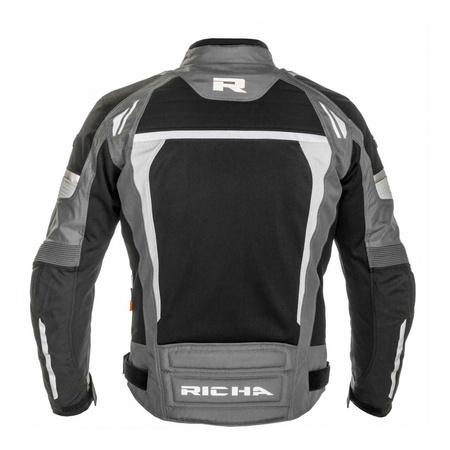 Kurtka tekstylna RICHA AIRSTREAM-X TITANIUM/BEIGE szary biały czarny grafitowy