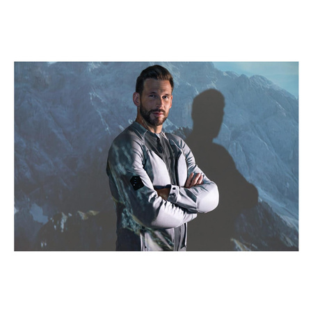 Kurtka tekstylna KNOX TOR LIGHT GREY szary