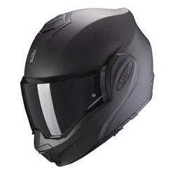 Kask szczękowy SCORPION EXO-TECH EVO SOLID MATT BLACK czarny mat