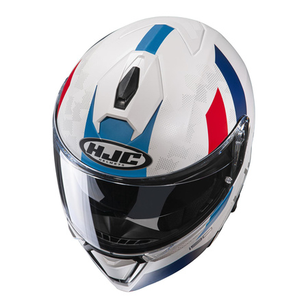Kask szczękowy HJC I90 SYREX WHITE/BLUE/RED biały niebieski granatowy czerwony