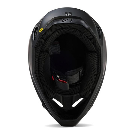 Kask cross FOX V1 SOLID BLACK MATT czarny mat
