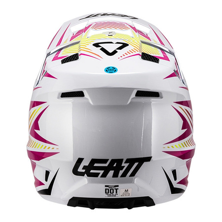 Kask cross z goglami LEATT KIT MOTO 3.5 STORM PINK różowy