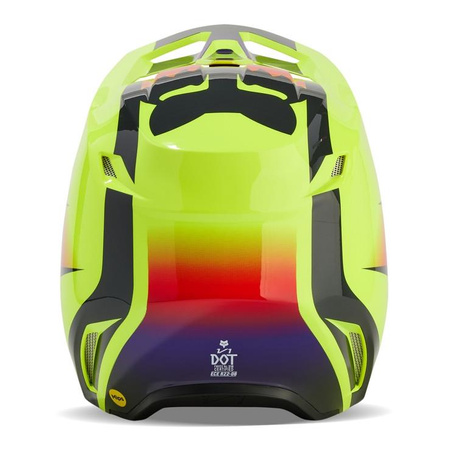 Kask cross FOX V1 FLORA YELLOW żółty fluo