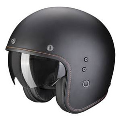 Kask otwarty SCORPION BELFAST EVO SOLID MATT BLACK czarny mat