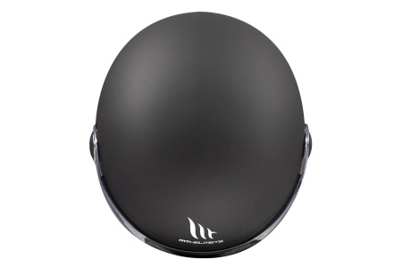 Kask otwarty MT STREET S SOLID MATT BLACK czarny mat