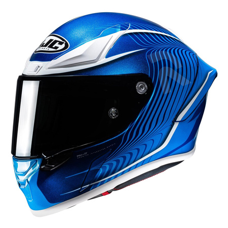 Kask integralny HJC RPHA 1 LOVIS BLUE niebieski biały