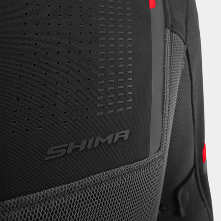 Kurtka tekstylna SHIMA RUSH 3.0 AIR G2 GREY/RED szary czerwony