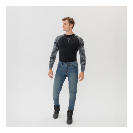 Koszulka termoaktywna REBELHORN FREEZE II CAMO czarny szary