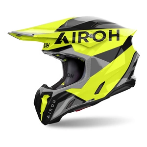 Kask cross AIROH TWIST 3 KING YELLOW GLOSS żółty szary czarny