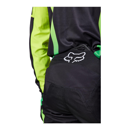 Spodnie cross FOX 180 MONSTER BLACK czarny zielony fluo