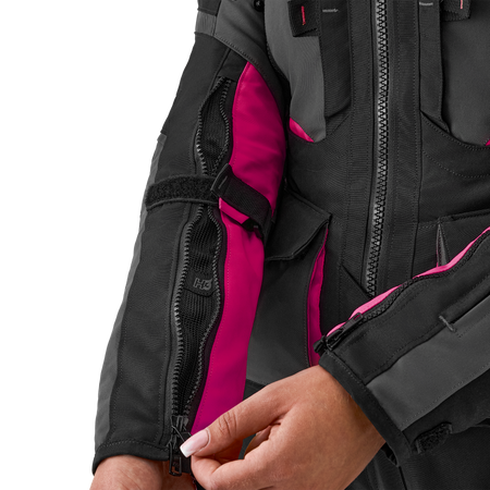 Kurtka tekstylna damska SHIMA HERO 2.0 LADY PINK czarny szary różowy