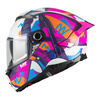 Kask integralny MT THUNDER 4 R SV PIPEN C8 GLOSS biały różowy niebieski pomarańczowy